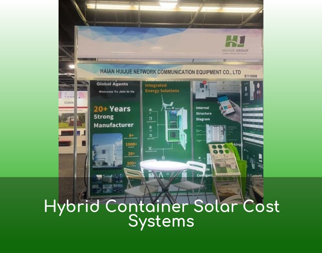 Hybrid Container Solar Cost Systems